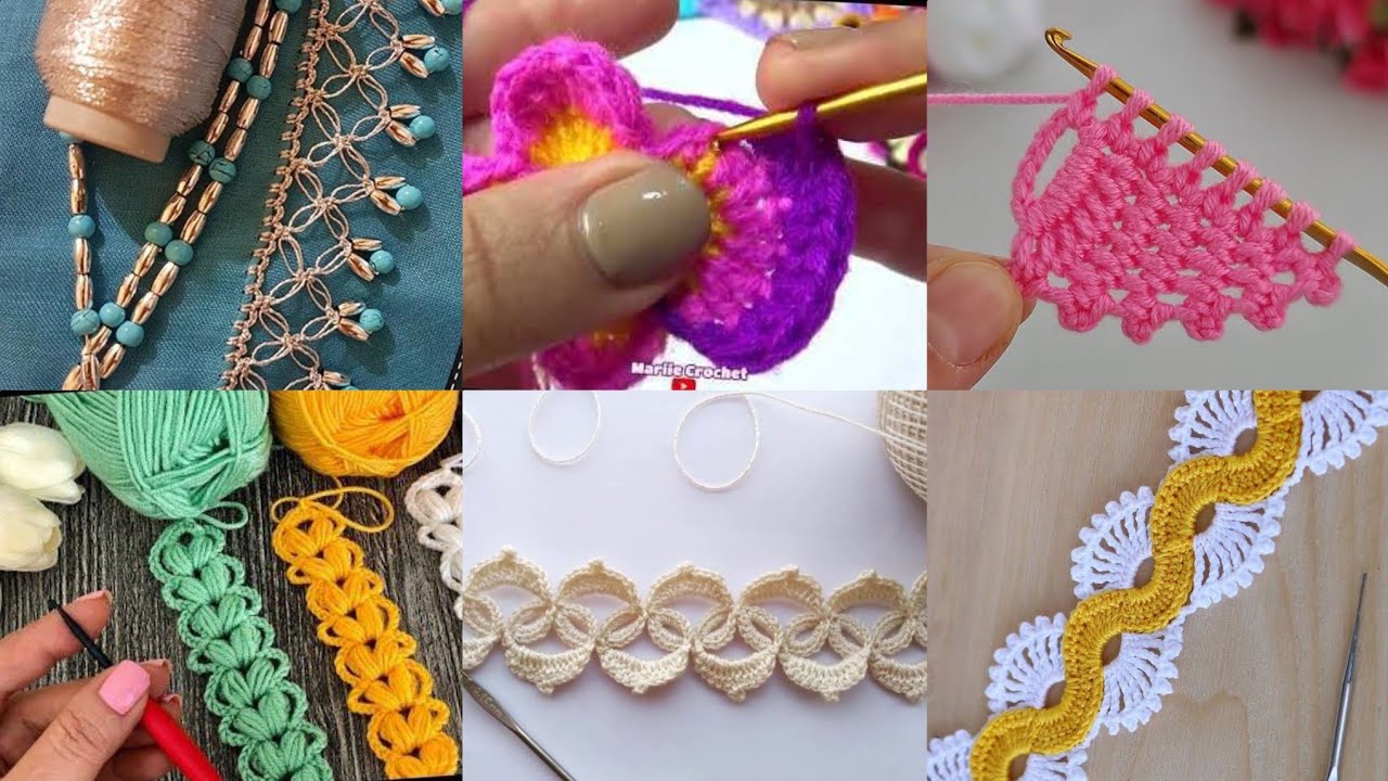 Attractive And Trending Free Crochet Patterns Crochet Boder Design For ...