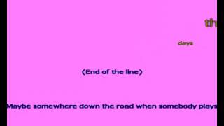 Travelling Wilburys - End Of The Line chords