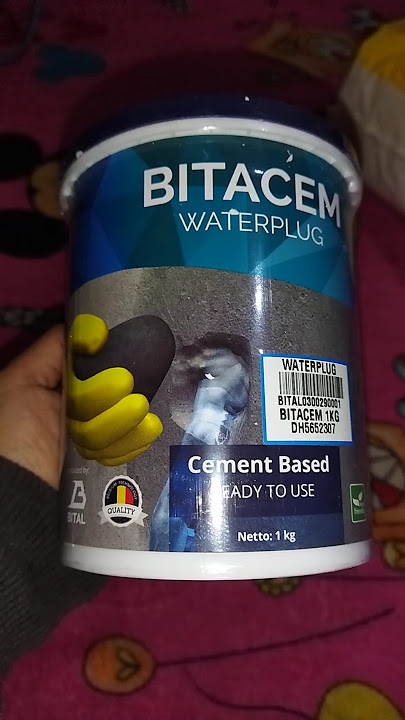 BITACEM WATERPLUG Cement Based Ready To Use Penyumbat Kebocoran Atasi Bocor Semen #shorts #fyp #yt