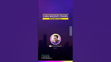 Cara Backup Data Full di cPanel