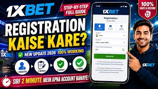 1xBet Registration | How to Register a 1xBet Account | Step-by-Step Guide
