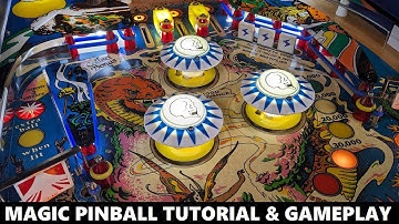 Magic Pinball Tutorial & Gameplay (Stern Electronics 1979)