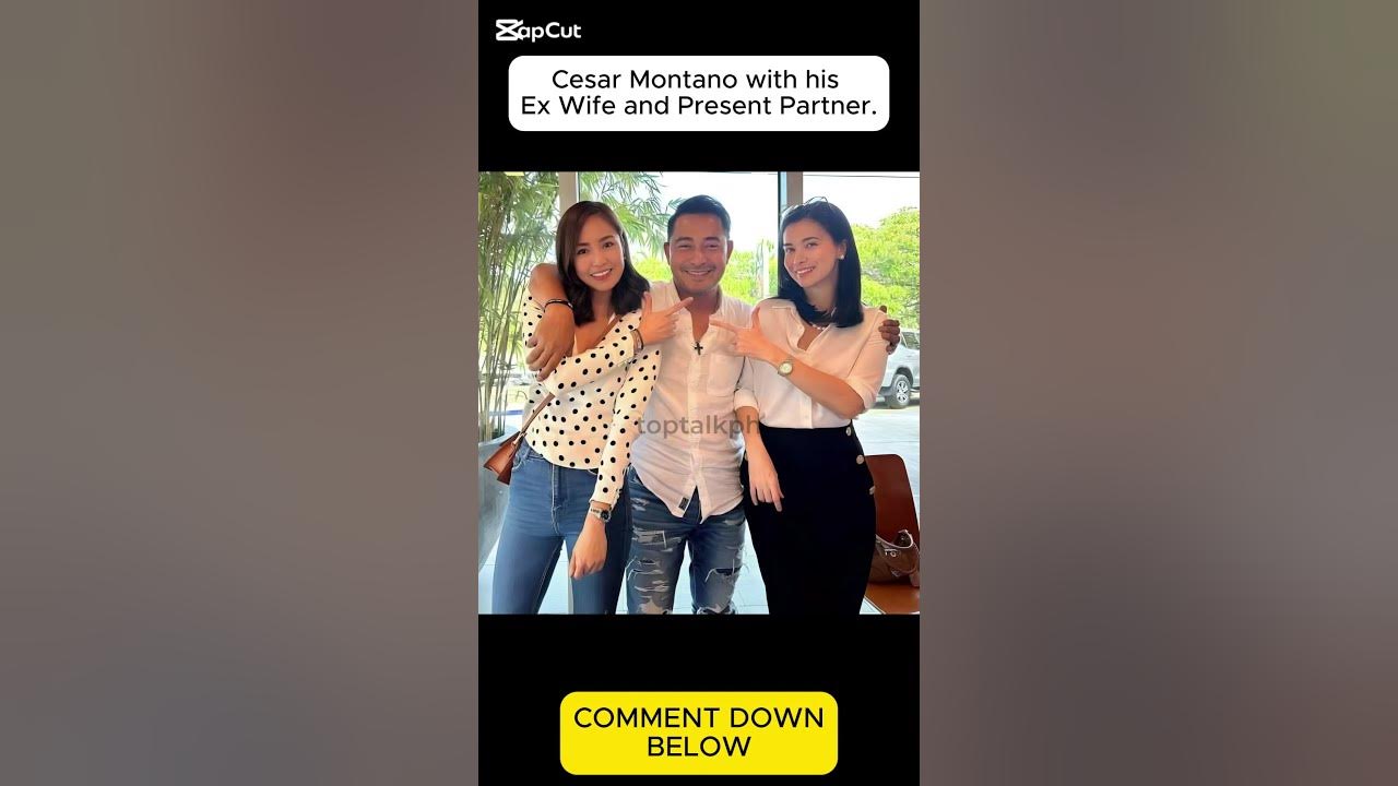 Cesar Montano with his Ex Wife and Present Partner.  #viralvideo #theothersideofmakebelieve