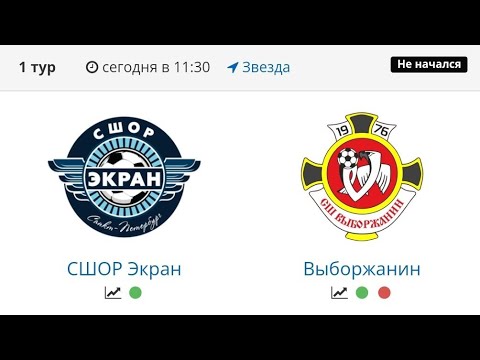Видео к матчу СШОР Экран - Выборжанин