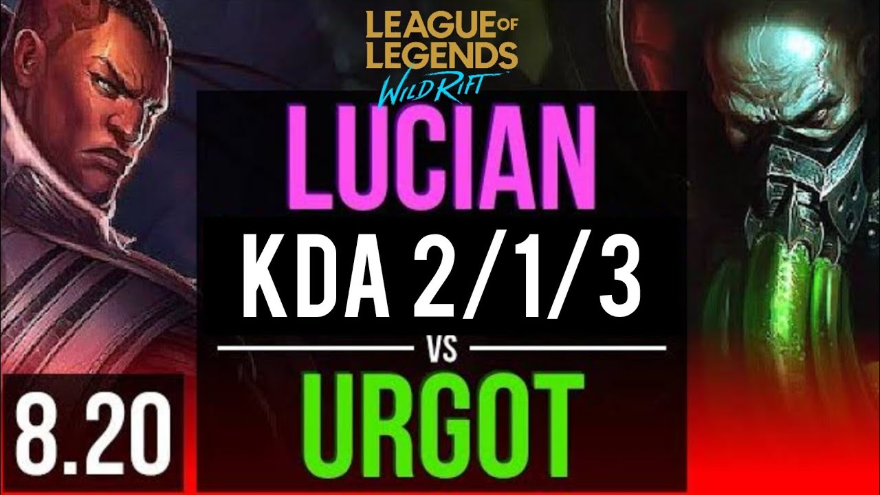 Lucian vs Urgot (TOP LANE) | League of Legends Wild Rift