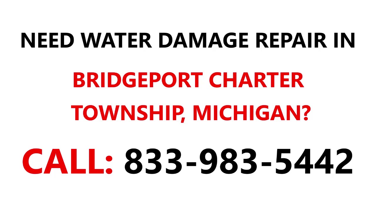 Water damage repair Bridgeport Charter Township, Michigan MI 833983