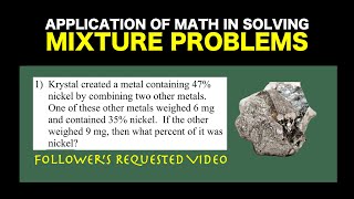 How to Solve Mixture Problems Using Tables and Charts | Problem Solving Strategies