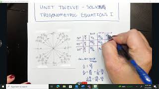 Unit Twelve - Lesson One - Part I