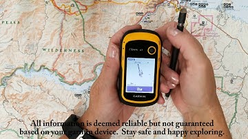 Etrex 10 Creating Route