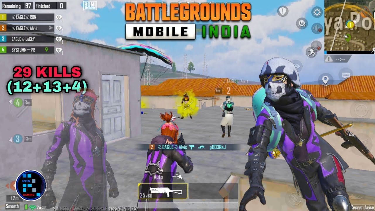 [Hindi] BGMI | "29 KILLS" Intense Match With Amazing Chicken Dinner ...