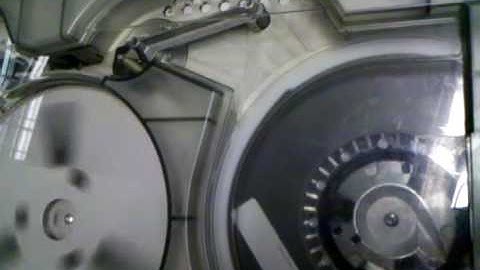 Old school tape drive loading