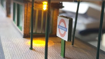 Scratch building Moor Park London underground station