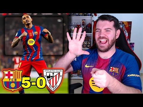Barça reacts to FC Barcelona 5-0 Athletic Club | Super Cup Semifinal 25/26