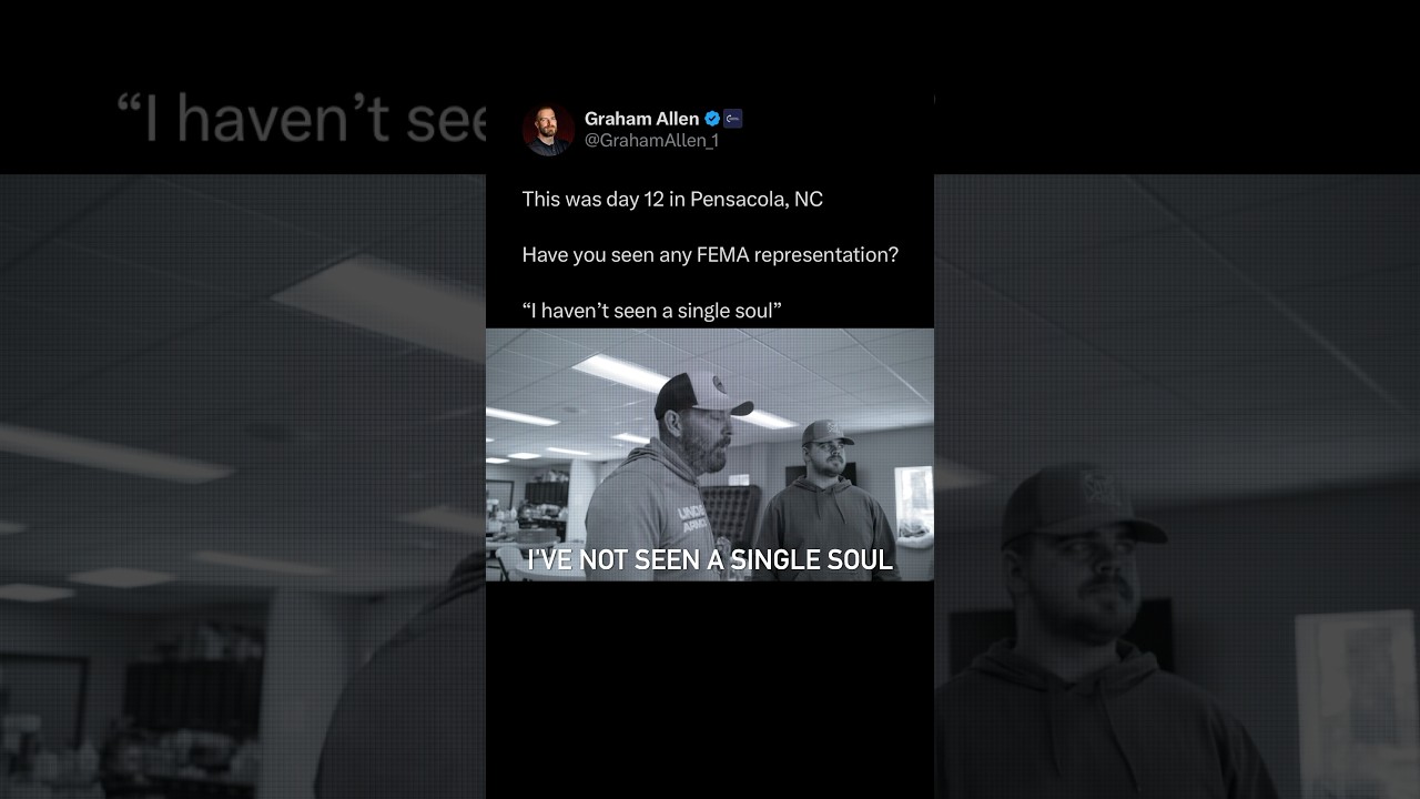 What’s happening with FEMA in North Carolina MUST BE SEEN!!