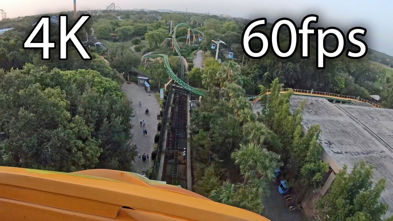 Cheetah Hunt Front Seat On Ride 4k Pov 60fps Busch Gardens Tampa