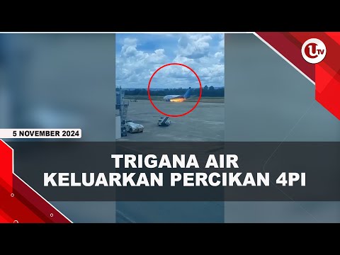 TRIGANA AIR MUNCUL PERCIKAN 4PI, 4 PENUMPANG TERLUKA LOMPAT JENDELA | U-NEWS