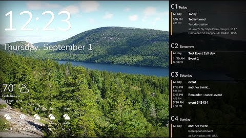 DAKBoard Setup with Multiple Dak Screens