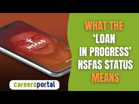 What The ‘Loan In Progress‘ NSFAS Status Means | Careers Portal