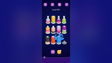 Nut Sort Level 370 Walkthrough | Nuts — Color Sort 370 solution