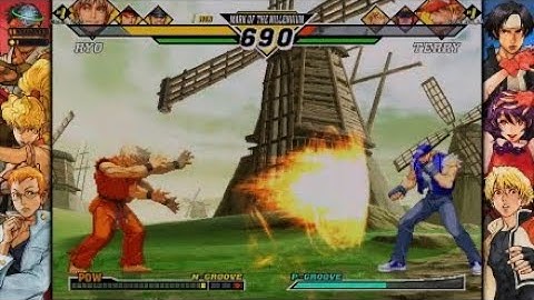 Ryo/Ryu/Bison vs Terry/Bison/Ken : Capcom vs SNK 2