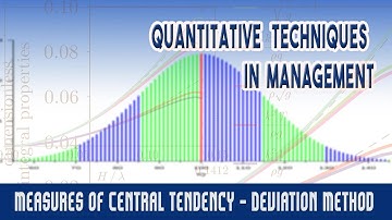 Measures of Central tendency: Deviation Method