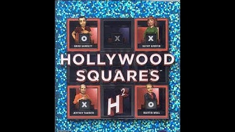 Nintendo Wii Hollywood Squares 2nd Run Game #1