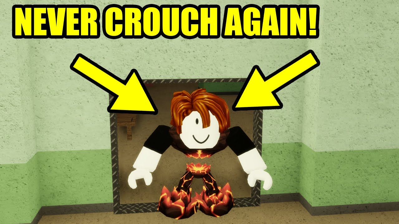 Never Crouch Again With This Trick Roblox Piggy Glitch Youtube - how do you crouch in roblox