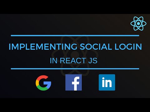 Implementing Social Login ( Facebook, Google and Linkedin login ) in ReactJs | ES6