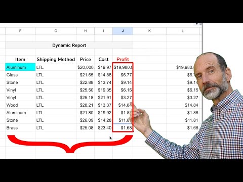 Combine Arrays with Calculated Columns in your Spreadsheet