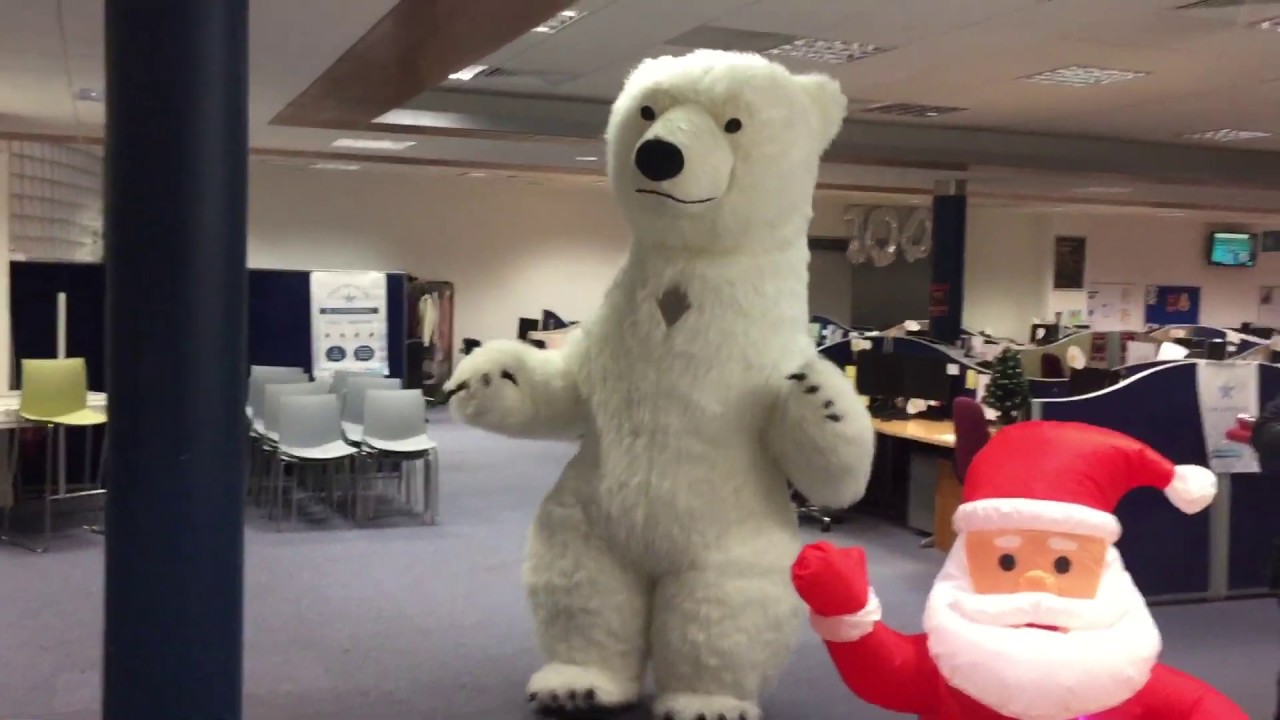 Airmax Inflatables - Giant Inflatable Polar Bear Mascot - YouTube