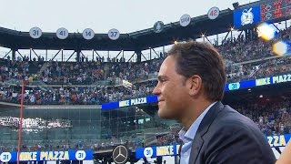 COL@NYM: Mets celebrate Piazza with number retirement