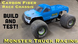 Monster Truck Racing Carbon fiber chassis build And Test Losi LMT by MX Acres 3,315 views 2 months ago 19 minutes