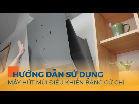 MÁY HÚT KHÓI KHỬ MÙI ĐIỀU KHIỂN BẰNG CỬ CHỈ MALLOCA