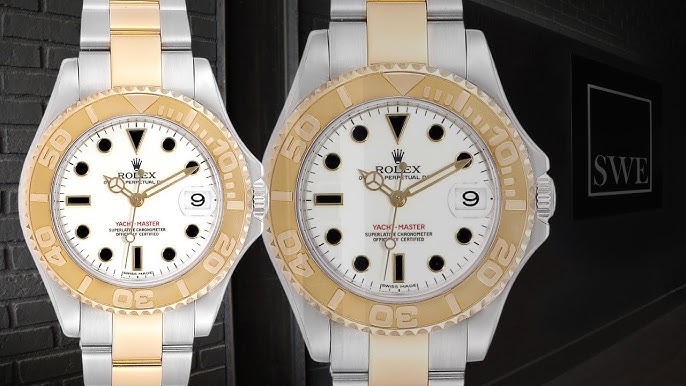 Rolex Yacht-Master 29 White Dial Yellow Gold Watch 169628 - 169628-WHT