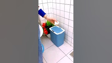 #Smart Automatic Touchless Motion Sensor #dustbin Electronic Hang Trash Bin.