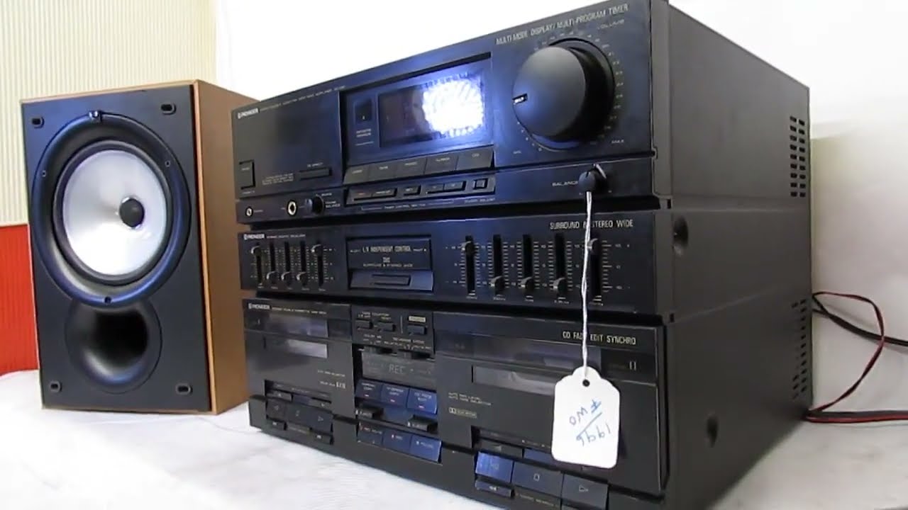 Chaîne Hi-Fi Pioneer Vintage Années 1980 Modèle XDP-300R - Occasion, Bon état, Fonctionnel