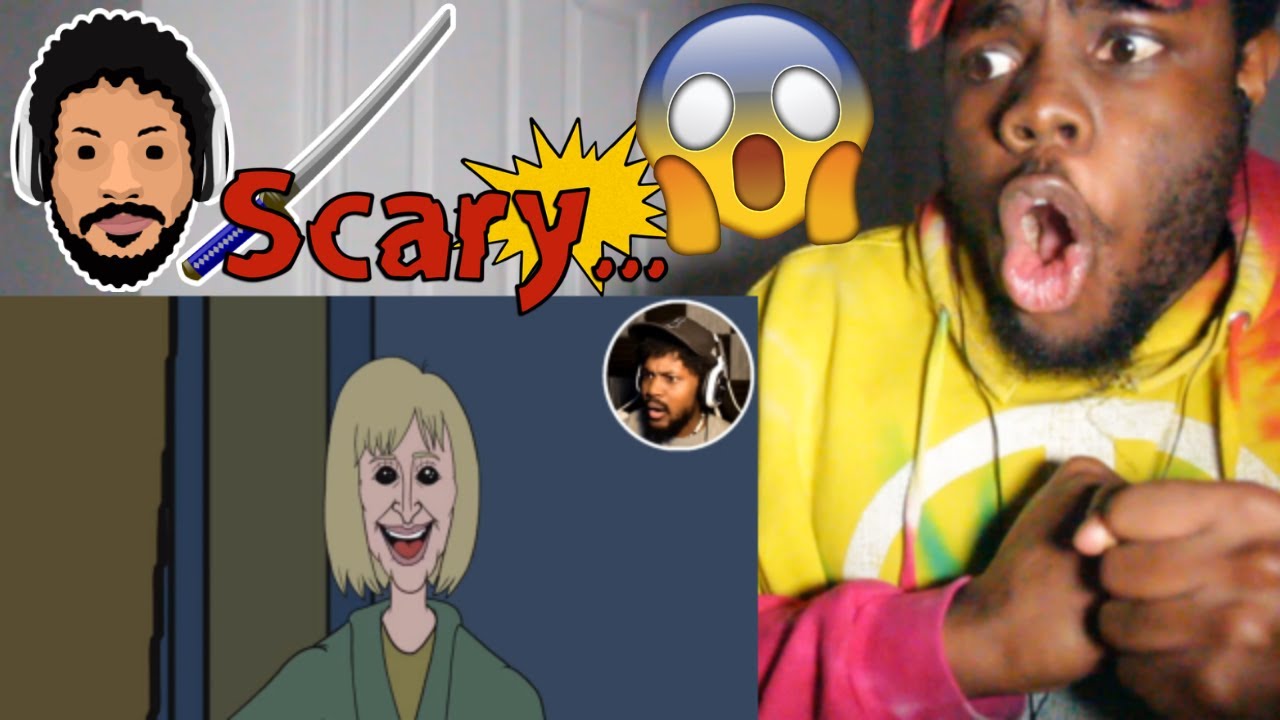 what-would-you-do-if-she-was-standing-reacting-to-scary-videos