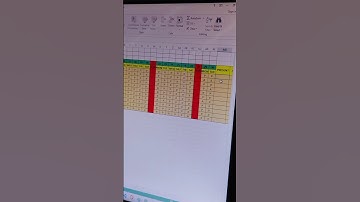 Excel attendance sheet    #viral #shorts #youtubeshorts #computer #excel