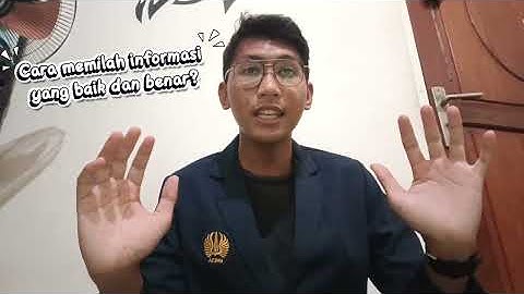 Tugas!Membuat video pendek berdurasi 3–5 dengan tema Cerdas memilah informasi diinternet