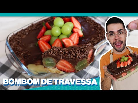 BOMBOM DE TRAVESSA SUPER FÁCIL E DELICIOSO | SOBREMESA ESPECIAL PRA PÁSCOA