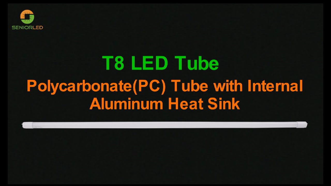 USA optimized T8 LED Light Tubes with Heat Sink | Senior LED Lighting China