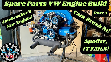 First Start Up! Cam Break In -How To-  Air Cooled Mini Stroker Build -1760cc- Pt 5