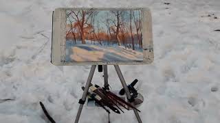 20240316 Yasenevo Park. plein air watercolor.