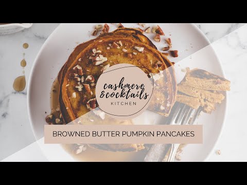 Browned Butter Pumpkin Pancakes