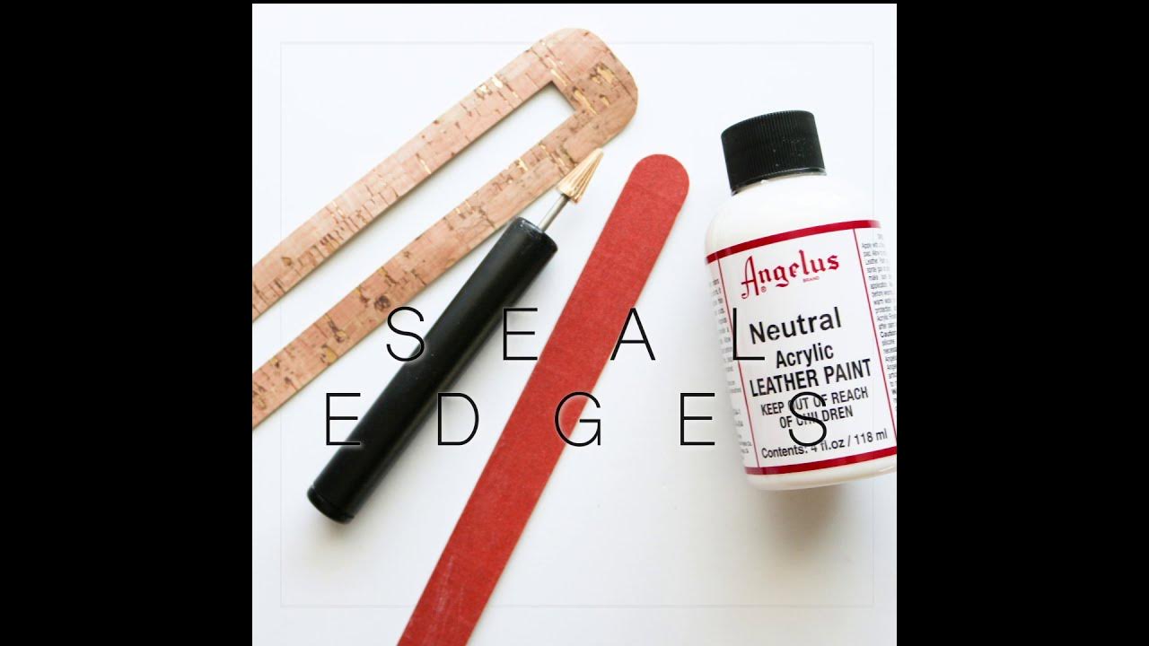 Seal Edges of Cork, Leather, or Vinyl Tutorial by Love You Sew YouTube