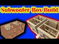 How to build a box for small subwoofers