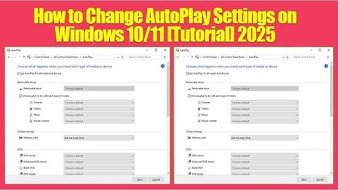 How to Change AutoPlay Settings on Windows 10/11 [Tutorial] 2025