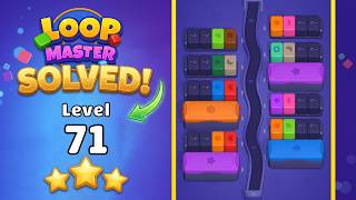 Loop Masterโข: Color Jam Sort - Level 71 Walkthrough ๐งฉ | Relaxing Puzzle Solution ๐