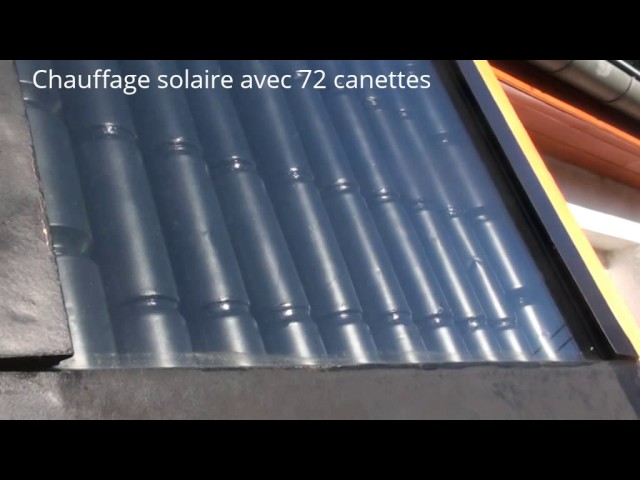 Comment fabriquer un chauffage solaire à partir de canettes ? - FioulReduc