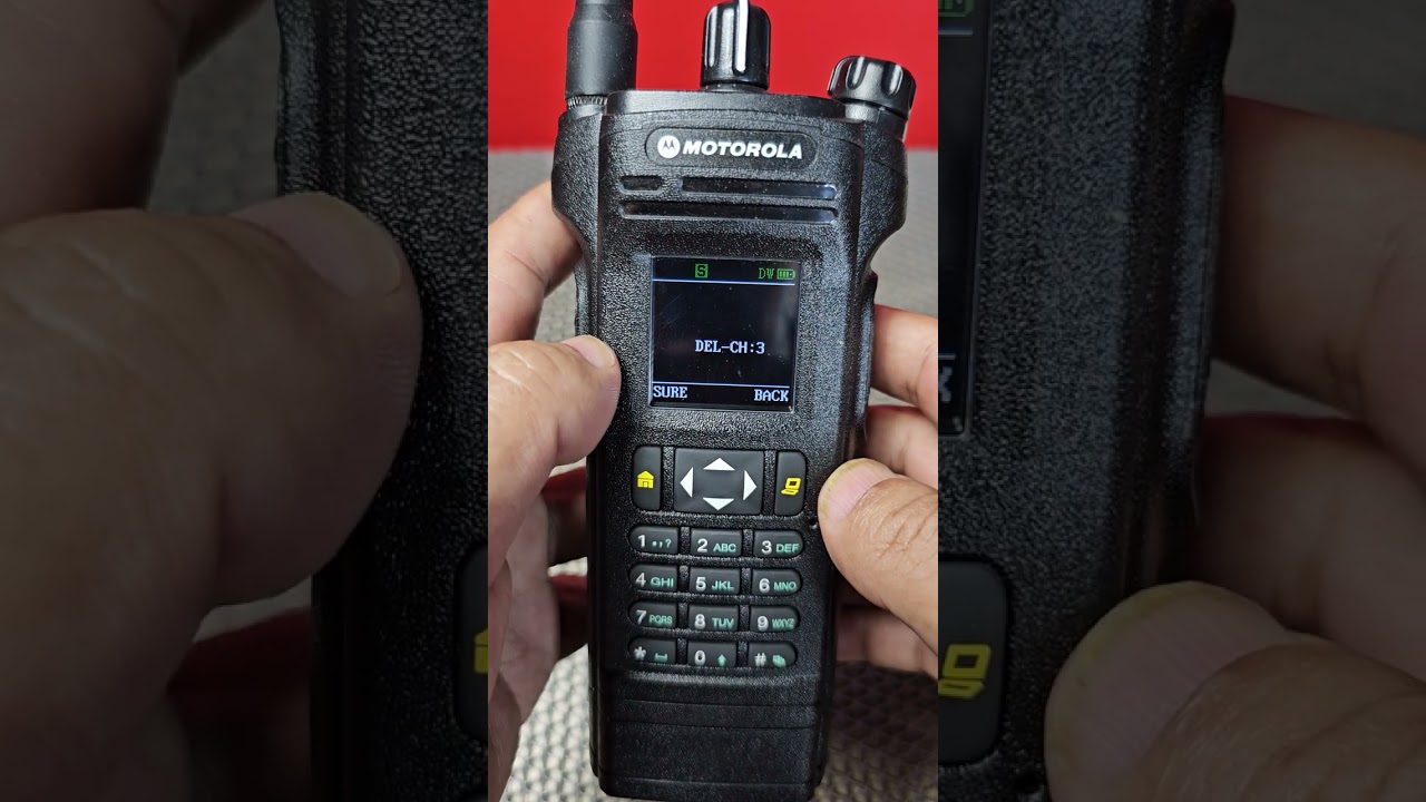วิธีลบช่อง Delete Motorola APX800